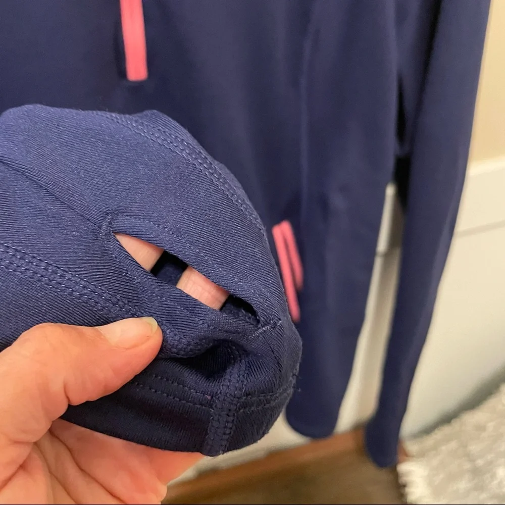 Baleaf Sports Blue Quarter Zip Performance Jacket/Shirt Size Large - Picture 3 of 9